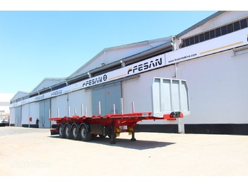 Semi-trailer flatbed baru Fesan FLATBED SIDE TIPPER: gambar 5