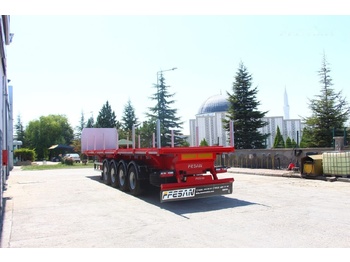 Semi-trailer flatbed baru Fesan FLATBED SIDE TIPPER: gambar 3