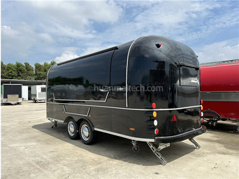 Trailer penjual baru Burger Van Black Airstream Food Truck,Food Trailer,foodtruck: gambar 4