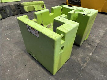 Counterweight untuk Peralatan konstruksi Liebherr LTM 1050-3.1 counterweight right 2.2 ton: gambar 4