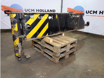 Penangguhan untuk Derek bergerak Terex AC 100 outrigger beam complete rear: gambar 2