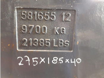 Counterweight untuk Peralatan konstruksi Terex Terex explorer 5600 counterweight 9,7 ton: gambar 5