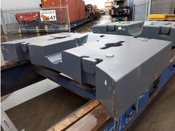 Counterweight untuk Peralatan konstruksi Terex Terex explorer 5600 counterweight 9,7 ton: gambar 3