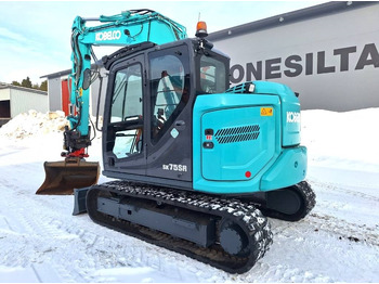 Ekskavator mini Kobelco SK75SR-7 PYÖRITTÄJÄLLÄ: gambar 3
