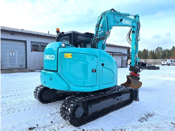 Ekskavator mini Kobelco SK75SR-7 PYÖRITTÄJÄLLÄ: gambar 5