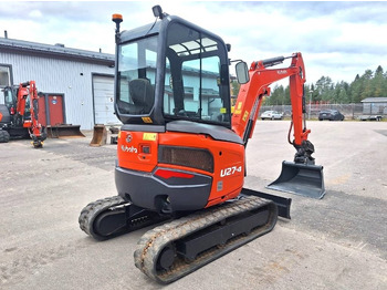 Ekskavator mini Kubota U27-4 KALLISTAJALLA, HUOLLETTU: gambar 4
