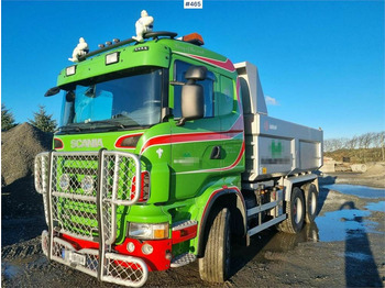 Truk jungkit Scania R560 6x4 Dump truck with steel suspension and manu: gambar 1
