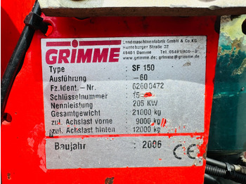 Mesin pemanen kentang Grimme SF-150-60-UB: gambar 2