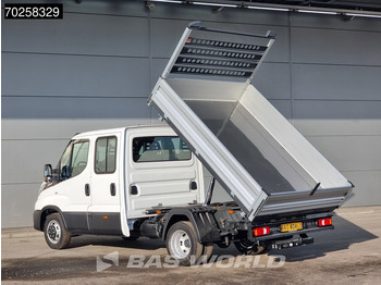 Van jungkit baru Iveco Daily 35C21 3 zijdige Kipper Dubbel Cabine 210PK 3.0L Dubbellucht Airco Cruise LED Camera Tipper Benne Kieper 2m3 Airco Trekhaak: gambar 3