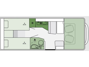 Mobil rumah semi-terintegrasi ETRUSCO