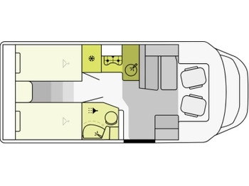 Mobil rumah semi-terintegrasi ETRUSCO