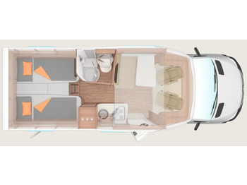Mobil rumah semi-terintegrasi WEINSBERG CaraCompact Suite MB 640 MEG