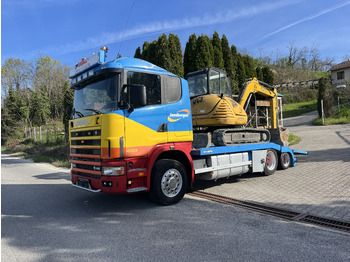 Truk pengangkut mobil untuk pengangkutan mesin berat SCANIA 164 480 V8 GS MEPPEL: gambar 2