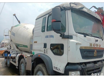Truk pengaduk beton XCMG Official 12m³ Used Truck-mounted Concrete Mixer G4804B Diesel Concrete Mixer Trucks Hot Sale: gambar 3