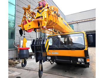 Derek bergerak XCMG Official 25 Ton Truck Crane QY25K  Used Mobile Crane Price For Sale: gambar 2