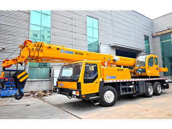 Derek bergerak XCMG Official 25 Ton Truck Crane QY25K  Used Mobile Crane Price For Sale: gambar 3