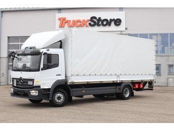 Truk dengan terpal samping MERCEDES-BENZ Atego 1224