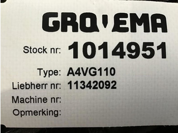 Pompa hidrolik Liebherr A4VG110: gambar 3