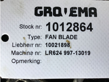 Penggemar Liebherr Fan Blade: gambar 3