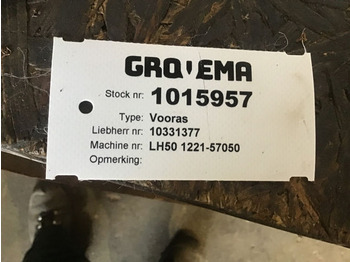As roda depan LIEBHERR