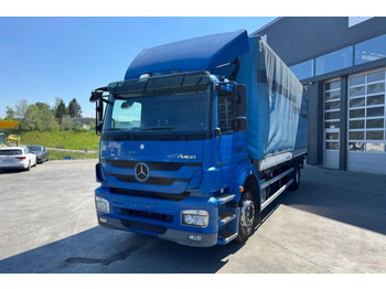 Truk dengan terpal samping MERCEDES-BENZ Axor 1833