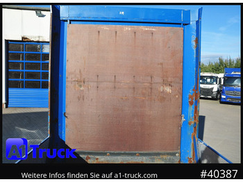 Semi-trailer flatbed KRONE Mega, Pritsche, 1 Vorbesitzer, TÜV 01-2026, Staplerhalterung: gambar 5