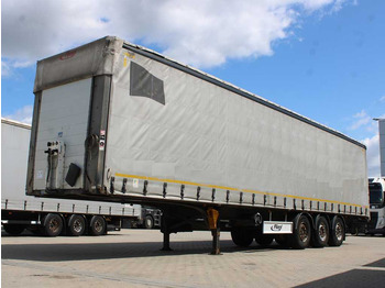 Semi-trailer dengan terpal samping FLIEGL