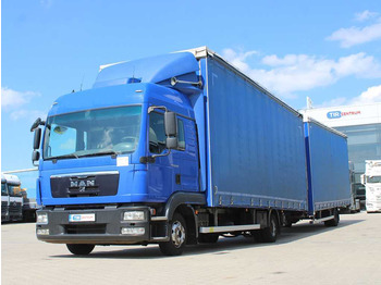 Truk dengan terpal samping MAN TGL 8.220