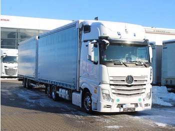 Truk dengan terpal samping Mercedes-Benz ACTROS 2553, EURO 6, 6X2, AIR SUSPENSION, DRIVE-THROUGH + PANAV: gambar 3 Truk dengan terpal samping Mercedes-Benz ACTROS 2553, EURO 6, 6X2, AIR SUSPENSION, DRIVE-THROUGH + PANAV: gambar 3
