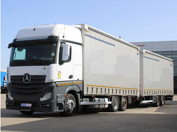 Truk dengan terpal samping MERCEDES-BENZ Actros 2542