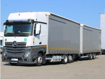 Truk dengan terpal samping MERCEDES-BENZ Actros 2542