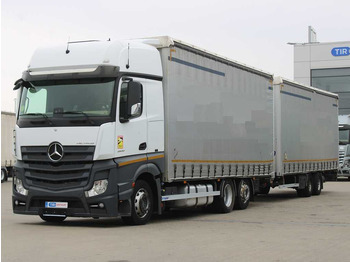 Truk dengan terpal samping MERCEDES-BENZ Actros 2542