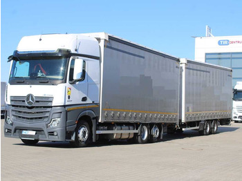 Truk dengan terpal samping MERCEDES-BENZ Actros 2542