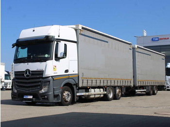 Truk dengan terpal samping MERCEDES-BENZ Actros 2542