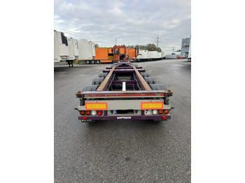 Semi-trailer pengangkut mobil Web Trailer LPRS24 Heckschieber 1x20 ft 2x20 ft 1x40 ft: gambar 5