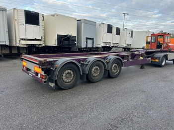 Semi-trailer pengangkut mobil Web Trailer LPRS24 Heckschieber 1x20 ft 2x20 ft 1x40 ft: gambar 4