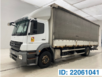 Truk dengan terpal samping MERCEDES-BENZ Axor 1824