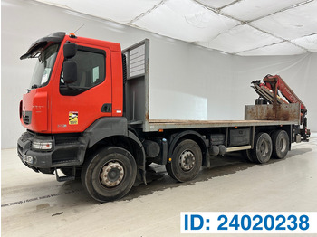 Truk flatbed RENAULT Kerax 370