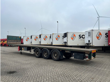 Semi-trailer flatbed Trailor Plateau: gambar 5