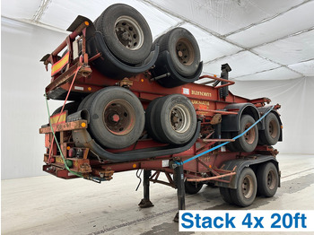 Semi-trailer pengangkut mobil VAN HOOL 20'