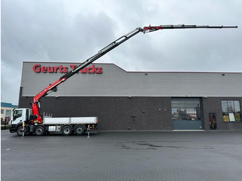 Truk derek, Truk flatbed Iveco Stralis 480 X-WAY 8X2 + FASSI 545RA.2.26 + JIB L: gambar 1