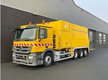 Truk vakum Mercedes-Benz Actros 3248 8X4 TRIDEM MTS DINO 12 SAUGBAGGER/SU: gambar 2