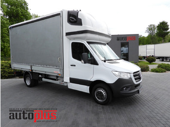 Van dengan terpal samping MERCEDES-BENZ Sprinter 519