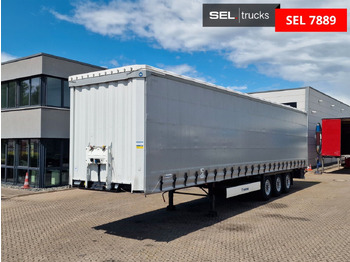 Semi-trailer dengan terpal samping KRONE SD