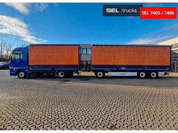 Truk dengan terpal samping MAN TGX 18.580