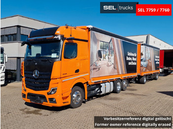 Truk dengan terpal samping MERCEDES-BENZ Actros 2548