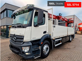 Truk flatbed, Truk derek Mercedes-Benz Antos 1832 / MKG Kran: gambar 2