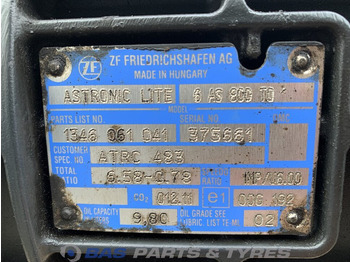 Gearbox untuk Truk DAF LF Euro 6 DAF 6AS800 TO AS Tronic Lite Versnellingsbak 6AS800 TO: gambar 5