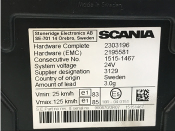 Dasbor untuk Truk Scania R-Serie Instrumentenpaneel Scania 1900491: gambar 3