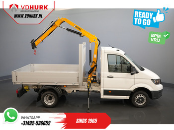 Truk pikap Volkswagen Crafter 50 165 pk Effer 352S Kraan/ Crane/ Kran/ Autokran/ PTO/ Open laadbak/ Dubbel Lucht: gambar 4